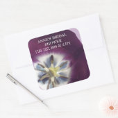 Autocollant photo violet Tulip Fête des mariées (Enveloppe)
