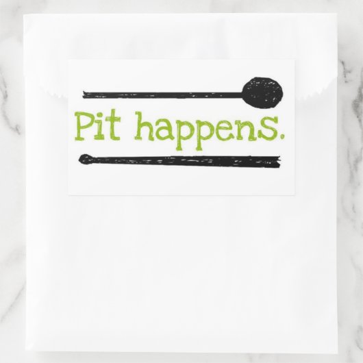 Autocollant Pit Happens (Sac)