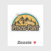 Autocollant Pitkas Point, Alaska (Feuille)