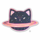 Autocollant Planète Chat (Devant)