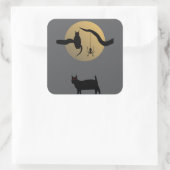 Autocollant pleine lune hantée (Sac)