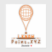 Autocollant Point XZY