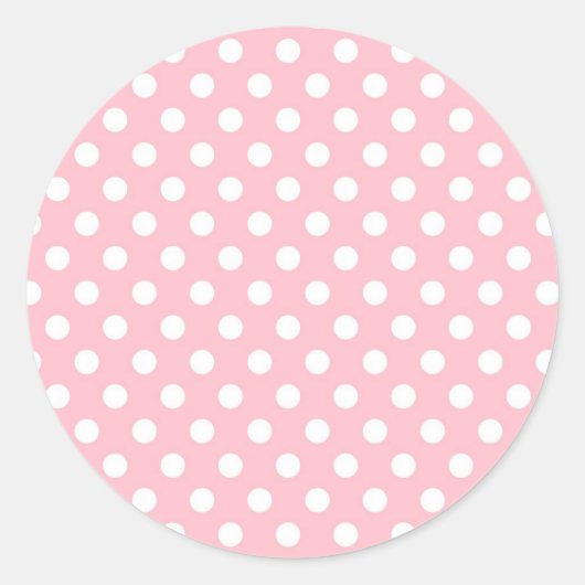 Autocollant Pois Motif rose Retro (Devant)