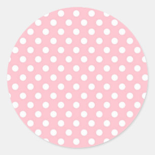 Autocollant Pois Motif rose Retro