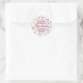 Autocollant Pois multicolore (Sac)