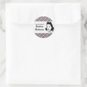 Autocollant Pois rétro "De la cuisine" (Sac)