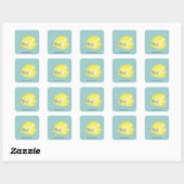 Autocollant Poisson Jaune (Feuille)