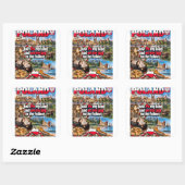 autocollant Pologne (Feuille)