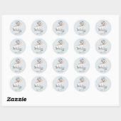 Autocollant Poodle Aquarelle (Feuille)