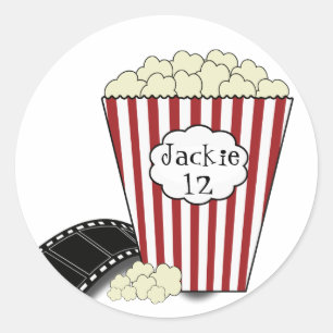 Autocollant Popcorn