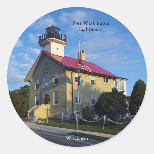 Autocollant Port Washington Lighthouse (Devant)