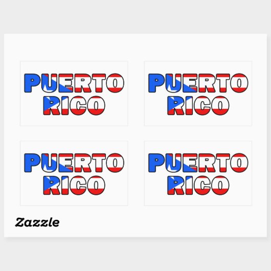 Autocollant Porto Rico (Feuille)