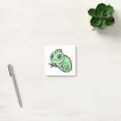 Autocollant Post-it Caméléon Vert Bébé Mignon (Bureau)
