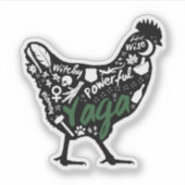 Autocollant Poulet Yaga (Devant)