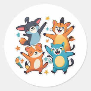 Autocollant pour animaux de compagnie cool