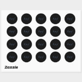 Autocollant pour Arrière - plan noir (Feuille)