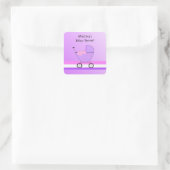 Autocollant pour Baby Shower de Bébé Buggy (Sac)