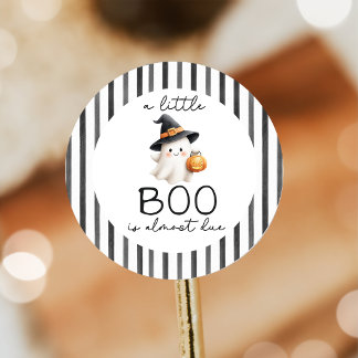 Autocollant pour Baby Shower de Little Boo Fantôme