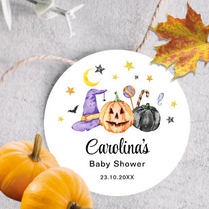 Autocollant pour Baby Shower Halloween