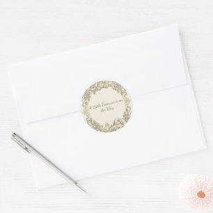 Autocollant pour Baby Shower Little Treasure