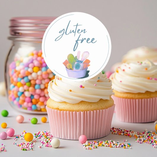 Autocollant pour boulangerie sans gluten