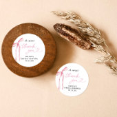 Autocollant pour cadeau de fête de douche de marié