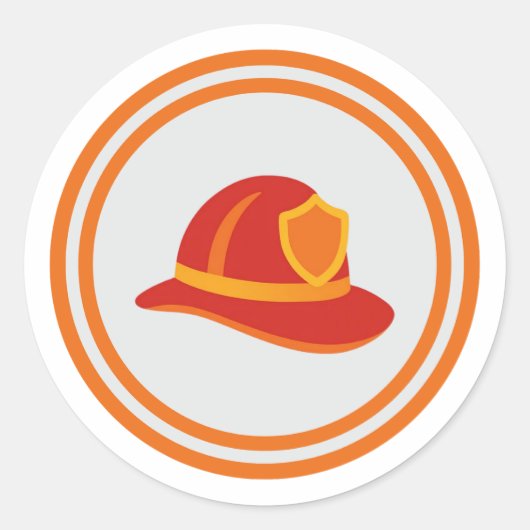 Autocollant pour casque de pompier (Devant)