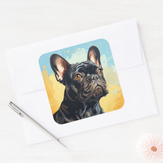 Autocollant pour chien mignon (Enveloppe)