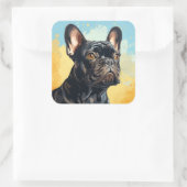 Autocollant pour chien mignon (Sac)