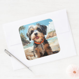 Autocollant pour chien mignon