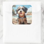 Autocollant pour chien mignon (Sac)