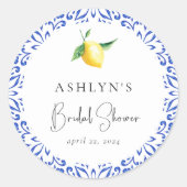 Autocollant pour enterrement de vie de jeune fille (Devant)