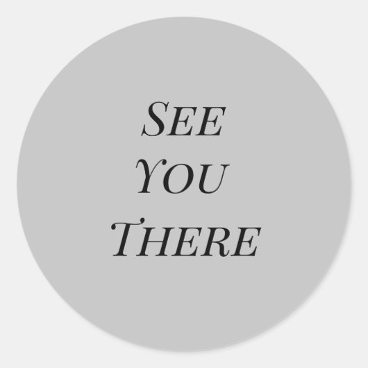 Autocollant pour enveloppe See you There (Devant)