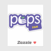 Autocollant pour fan de PEPS (Feuille)