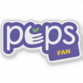 Autocollant pour fan de PEPS (Devant)