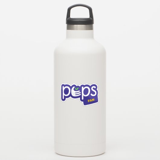 Autocollant pour fan de PEPS (Gourde)