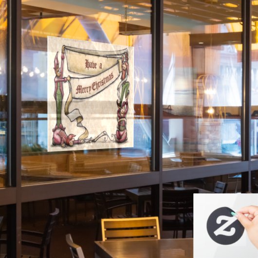 Autocollant pour fenêtre (Fenêtre du restaurant)
