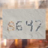 Autocollant pour fenêtre (Feuille 2)