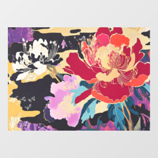 Autocollant Pour Fenêtre 百花繚乱 Reimagined