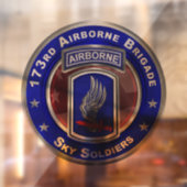Autocollant Pour Fenêtre 173e brigade aéroportée (Feuille 2)