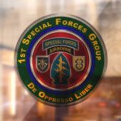 Autocollant Pour Fenêtre 1er Groupe des forces spéciales  (Feuille 2)