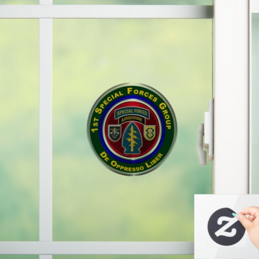 Autocollant Pour Fenêtre 1er Groupe des forces spéciales (Maison)