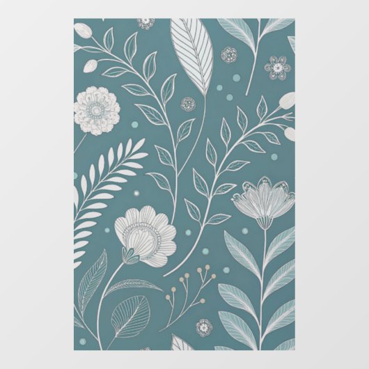 Autocollant Pour Fenêtre 24x36 Window Cling with Partial Transparent Design (Feuille)