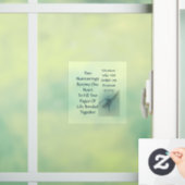 Autocollant Pour Fenêtre 2 Coeurs 2 Pages 1 Vie Épouser ma proposition (Maison)