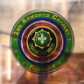 Autocollant Pour Fenêtre 2e cavalerie blindée (Feuille 2)