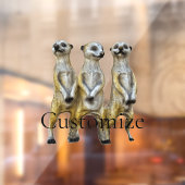 Autocollant Pour Fenêtre 3 Meerkats debats Thunder_Cove (Feuille 2)