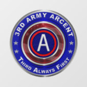 Autocollant Pour Fenêtre 3e ARCENT (Feuille)