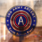 Autocollant Pour Fenêtre 3e ARCENT (Feuille 2)