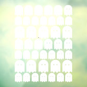 Autocollant Pour Fenêtre 43 Fantômes Halloween Ghouls blancs (Feuille 3)