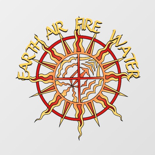 Autocollant Pour Fenêtre 4 Directions Décale Personnalisé Tribal Life Cling (Feuille)